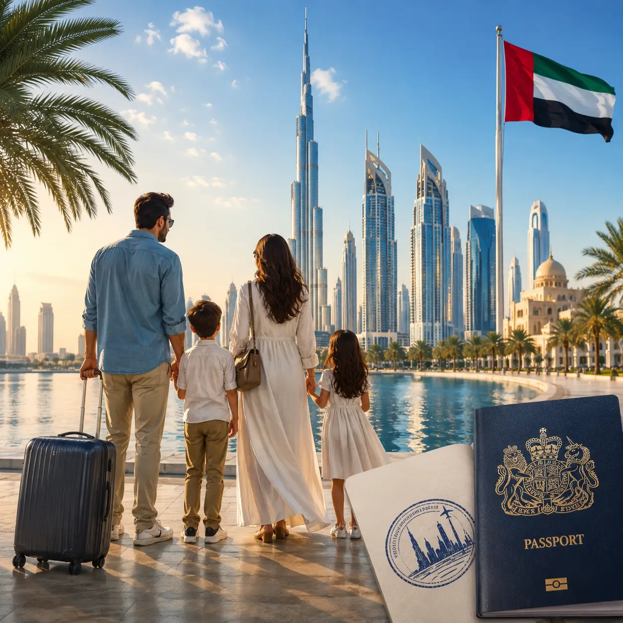 Family moving to the UAE